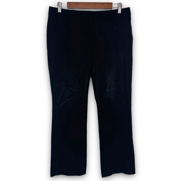 Theory Women's Black Wool Max C3 Sevona Stretch Trouser Dress Pants Size 8‎ - Picture 1 of 10